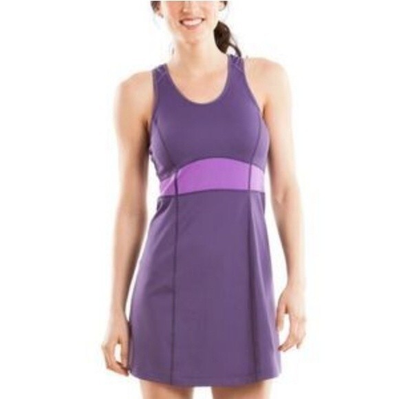 MOVING COMFORT Aqua Endurance Tennis Dress ~ Athleisure Dress, Size M - Picture 1 of 6